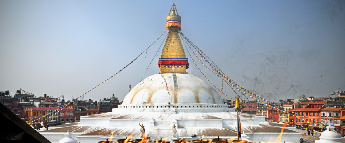 Bouddha, or Boudhanath, in Kathmandu, Nepal