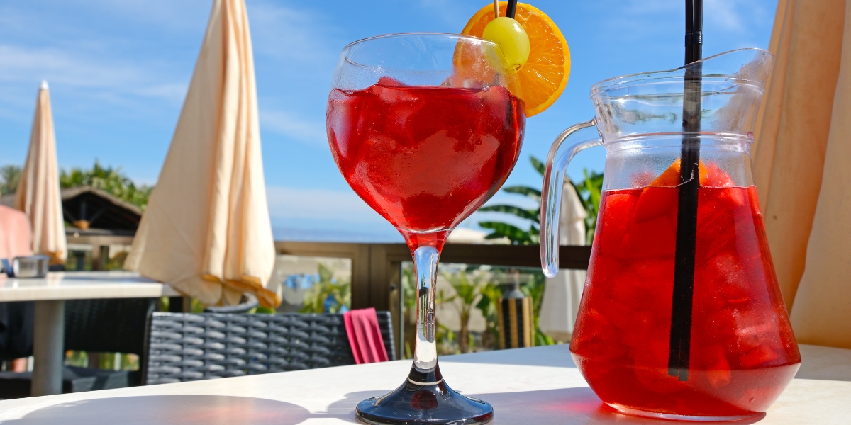 Sangria, Spanish alcoholic drink, beverage, in Andalusia, Spain