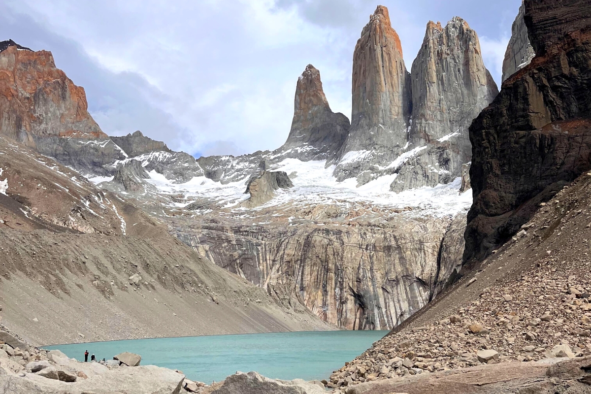 Mirador Base Las Torres in Torres del Paine National Park, Patagonia, Chile