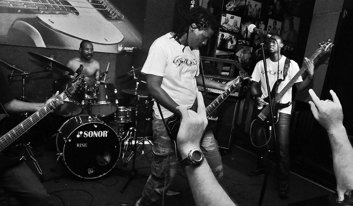 Wrust performing at Aandklas, Stellenbosch, South Africa