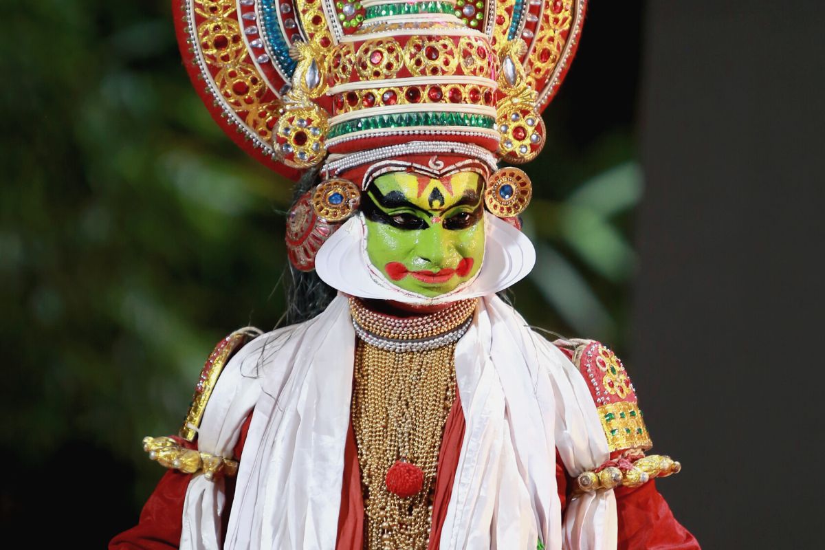 Kathakali, a traditional Indian classical dance