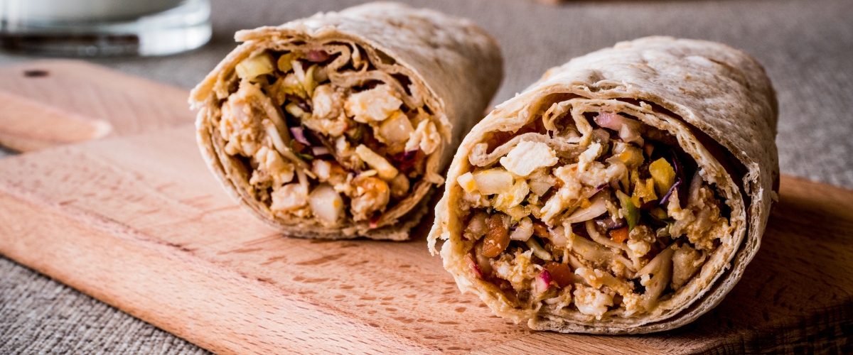 Chicken shawarma durum kebab