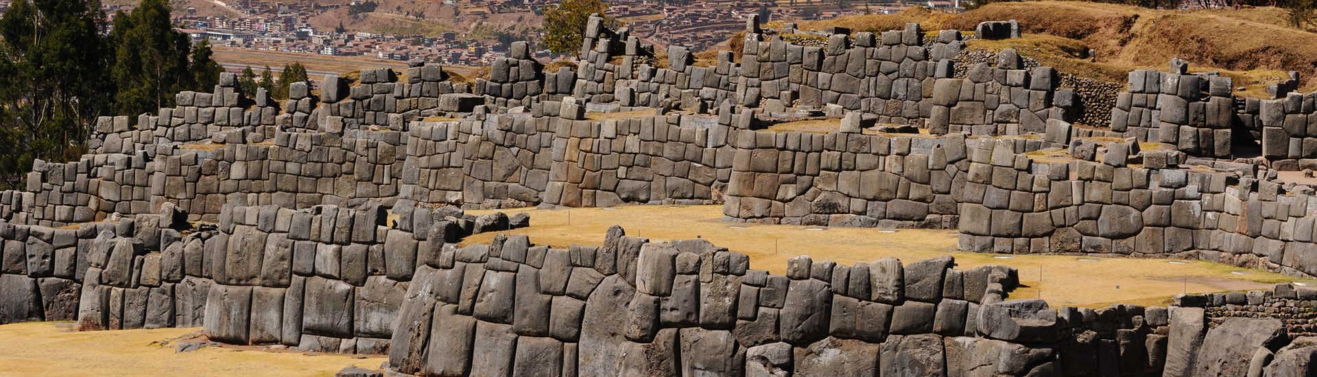 Sacsayhuaman stones in Cusco, Peru near Machu Picchu