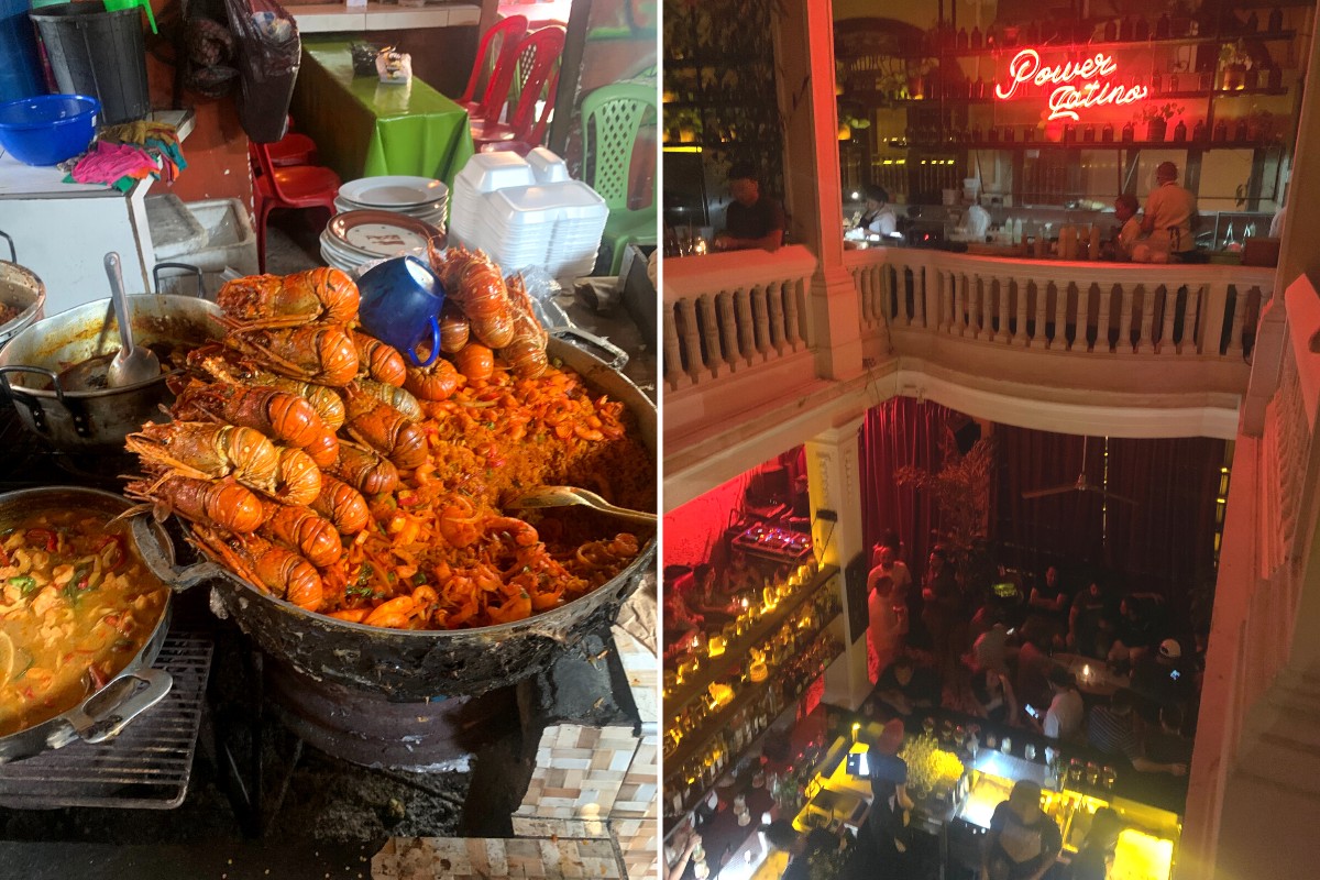Hot dishes from the Bazurto market and Alquimico bar in Cartagena, Colombia