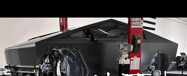 Dissecting a Tesla Cybertruck! Underbody & Wheels off Chassis Inspection and Walkthrough, first look