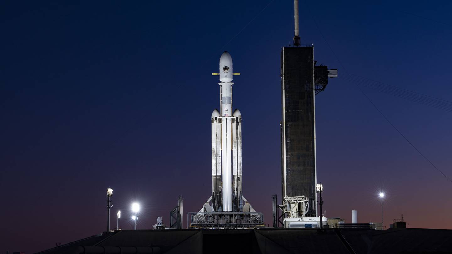 SpaceX to launch Falcon Heavy rocket carrying U.S. Space Force mission on Sunday