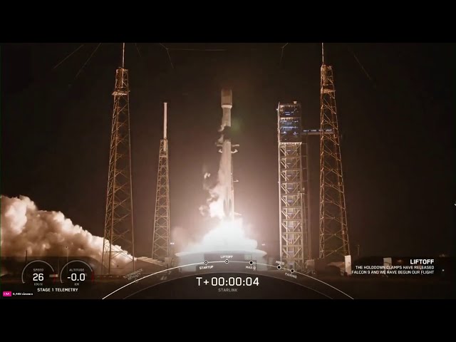 SpaceX Falcon 9 rocket launches from Cape Canaveral Space Force Station