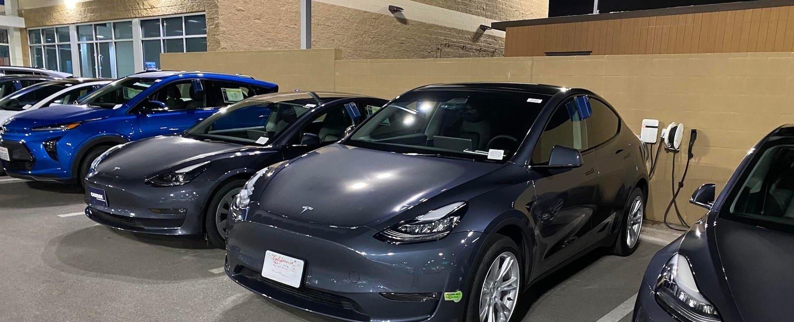 Hard Lesson As Used Electric Vehicle Prices Crash: Tesla Model Y, Model 3 And Chevy Bolt At CarMax