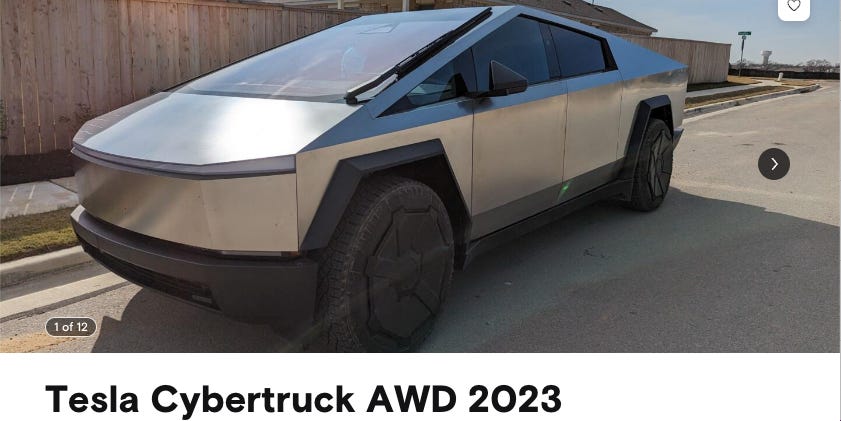 Tesla Cybertruck Available for Rent on Turo for $1,000+ Per Day