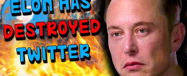 Elon Musk Can't  Save Twitter From Burning Down