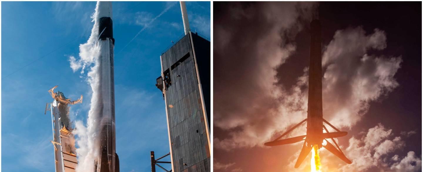 Famed SpaceX booster that launched 19 times tips over due to high seas near Port Canaveral