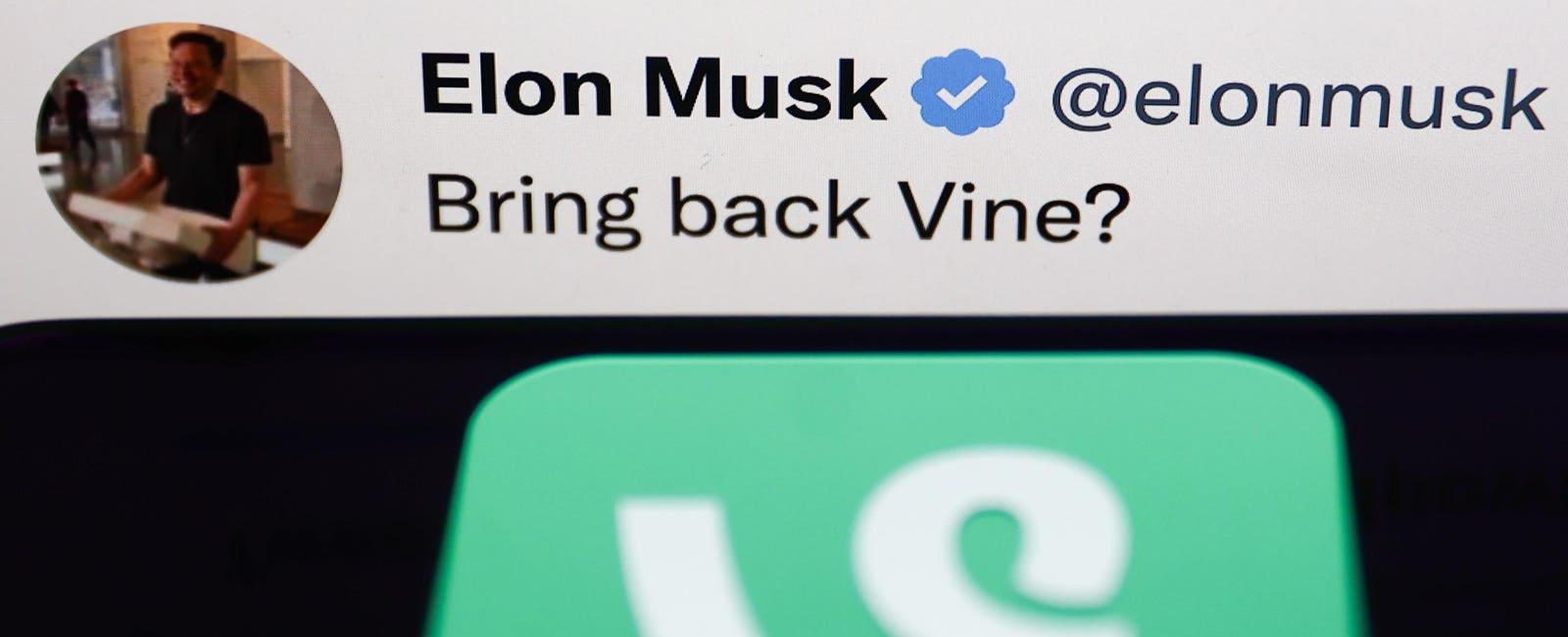 Elon Musk Pitches Reviving Vine On X—7 Years After Twitter Shut It Down