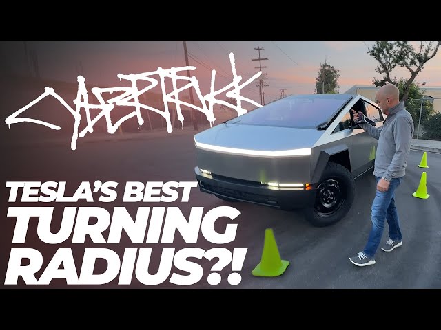 Cybertruck Turning Radius Put to Test!  Shootout Between a Few Tesla Models & Ram 1500, For the Win!
