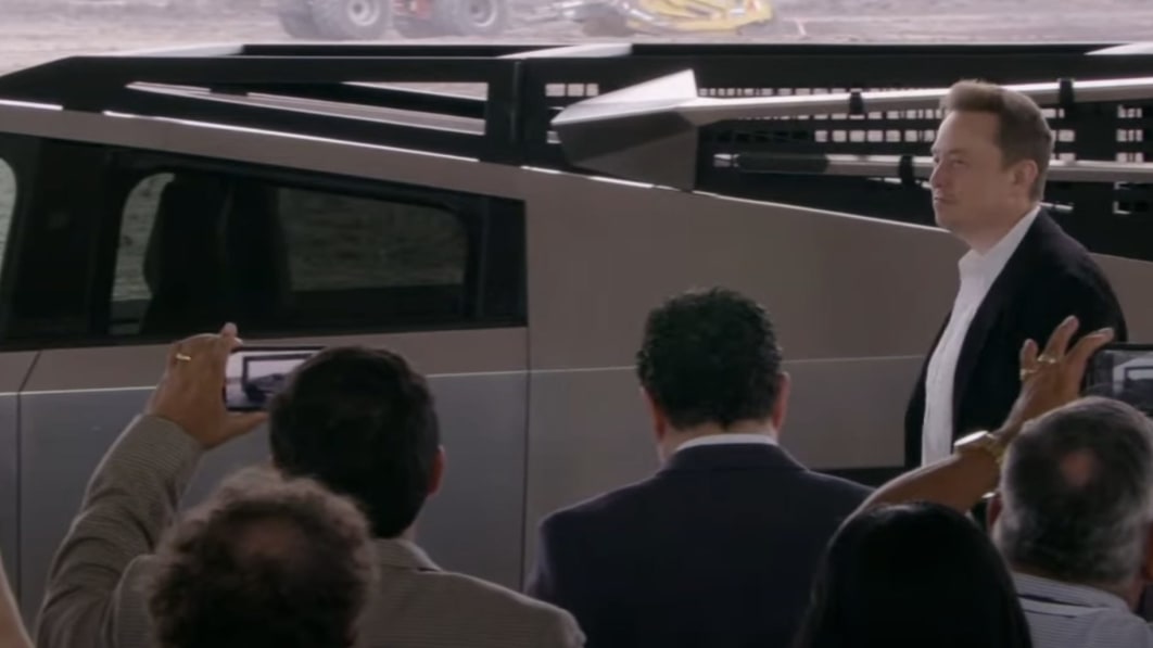 We might have just gotten a peek inside the Tesla Cybertruck — and it's shockingly bare bones - Autoblog