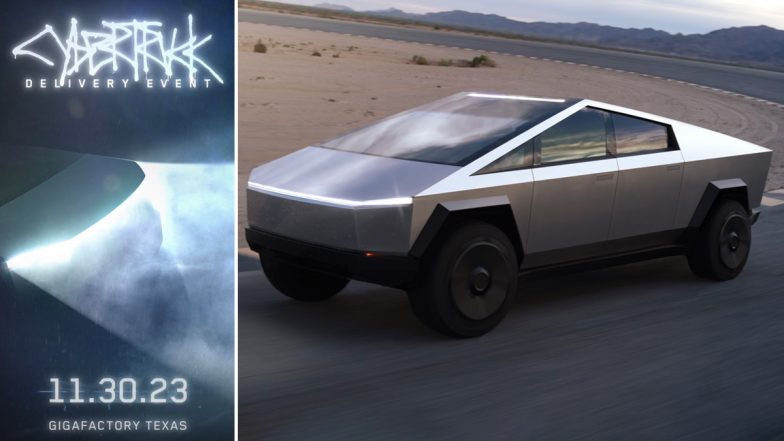 Elon Musk Announces 'Cybertruck Delivery Event' To Be Held on November 30 At Gigafactory Texas | 🚘 LatestLY