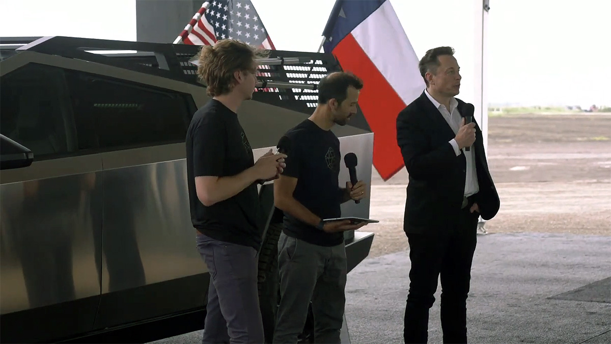 Elon Musk rides Cybertruck to announce huge Tesla Lithium refinery with capacity for one million EVs