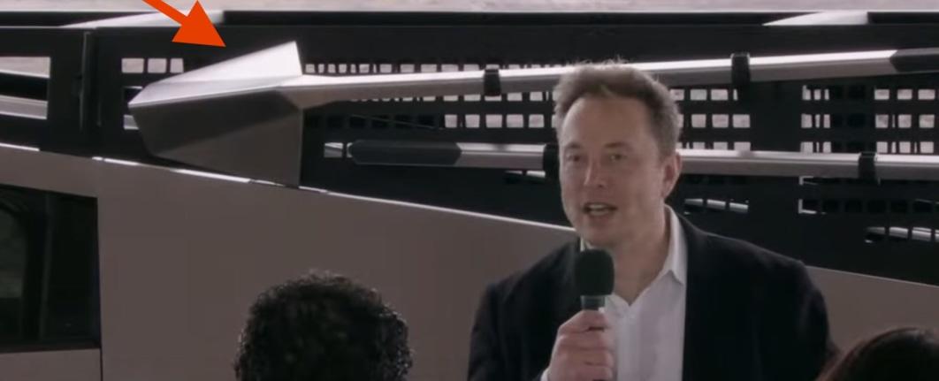 Elon Musk teases a Tesla Cybertruck tool rack with futuristic shovels - Autoblog