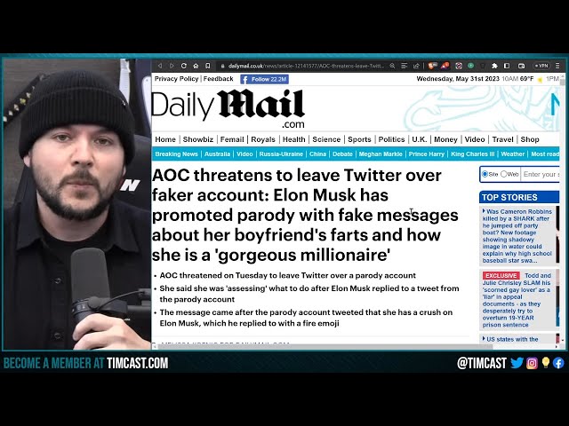 AOC LOSES IT Over Parody Account On twitter, Claims Elon Musk Plans To INTERFERE IN ELECTIONS