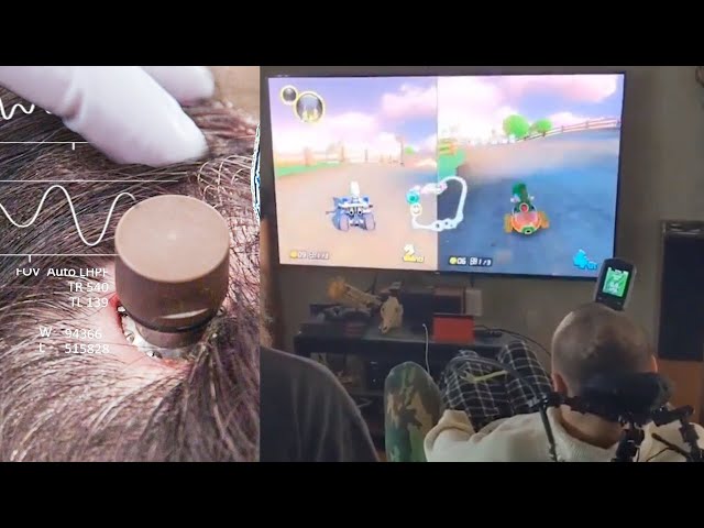 First look at Neuralink! Mario Kart 8 gameplay controlled ENTIRELY with your mind! Elon Musk | Tesla