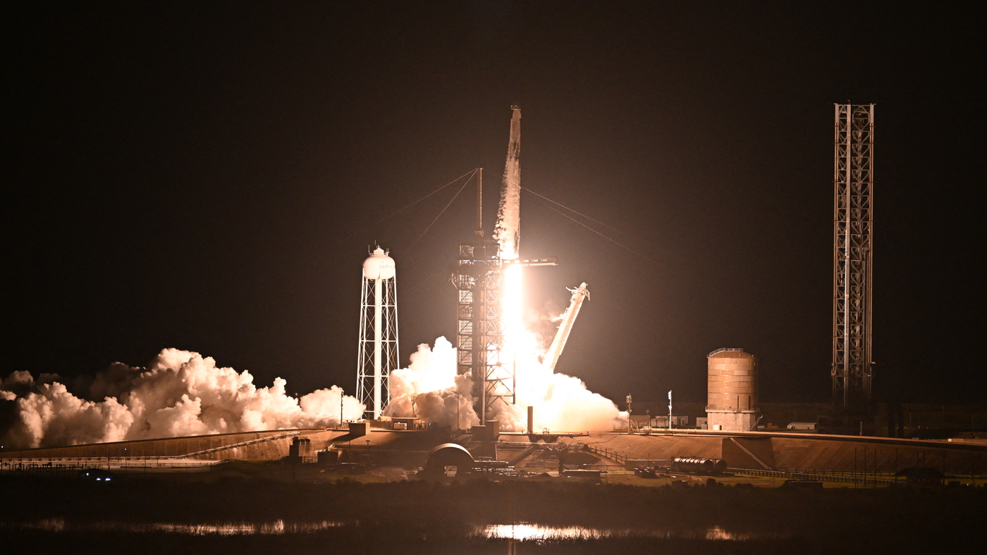 NASA's Crew-8 mission lifts off on a SpaceX rocket : NPR
