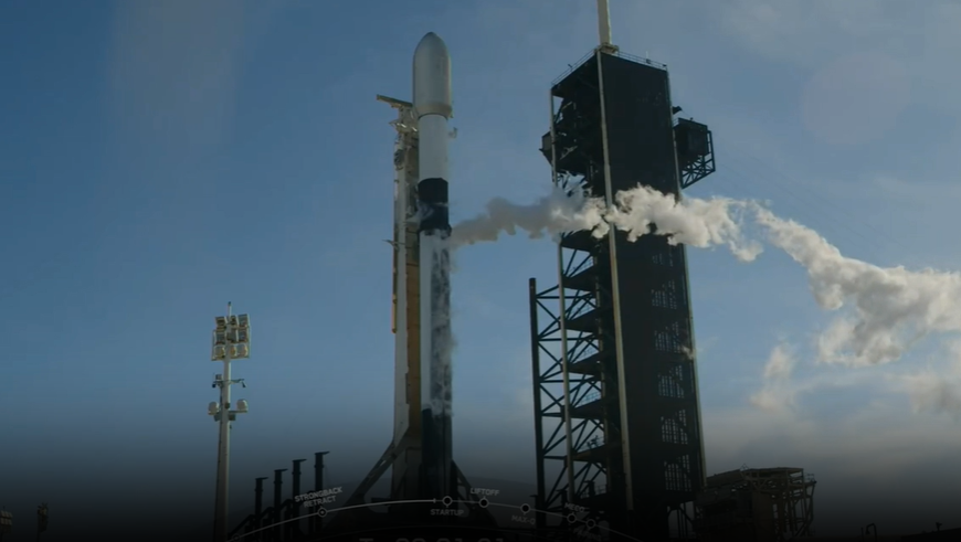 SpaceX launched Falcon 9 from Florida coast