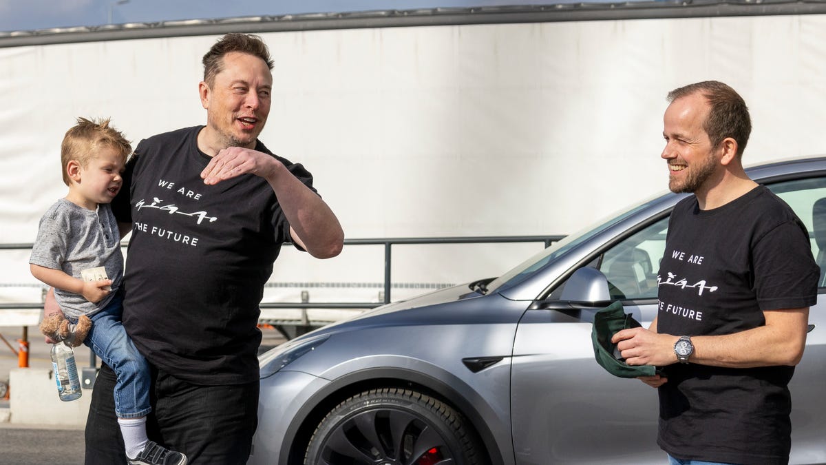 Elon Musk visited Tesla's reopened Giga Berlin as concerns mount