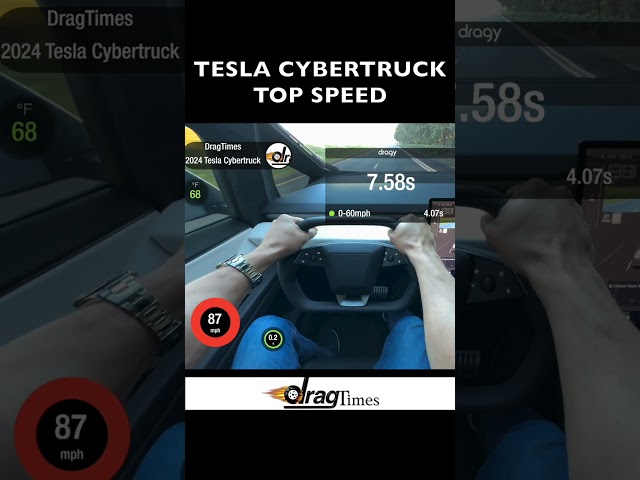 Tesla Cybertruck TOP SPEED  #automobile #cybertruck #tesla