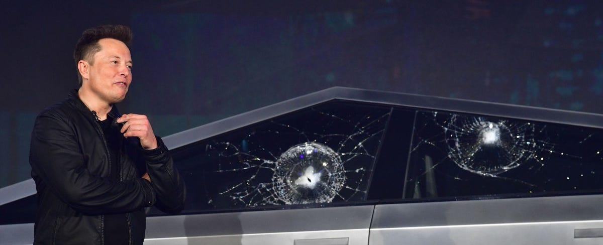 Elon Musk Says Tesla Cybertruck Will Be Bulletproof. That Remains to Be Seen.