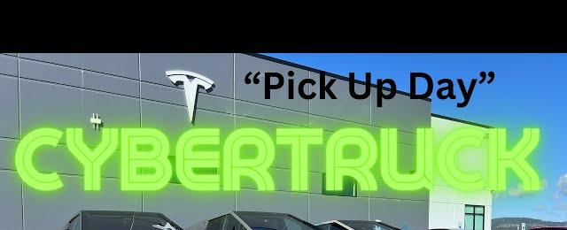 Cybertruck "pick up day". Taking delivery of Tesla #cybertruck at Liberty Lake Tesla Service Center.