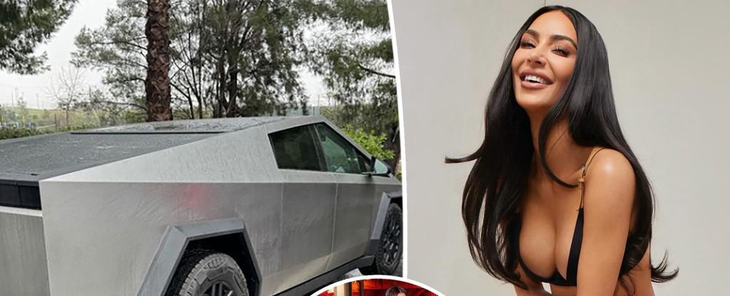 Kim Kardashian flaunts $96K Tesla Cybertruck: ‘Cool carpool mom'