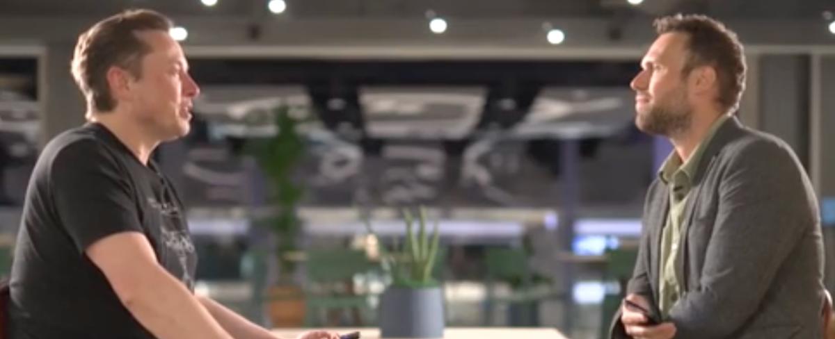 Elon Musk says he sleeps on a couch at Twitter headquarters and his dog is CEO in new wide-ranging interview