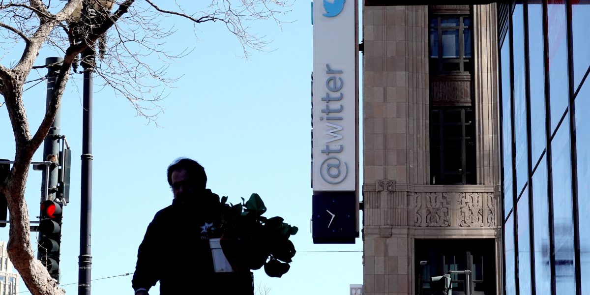 Elon Musk changes Twitter office sign to 'Titter'