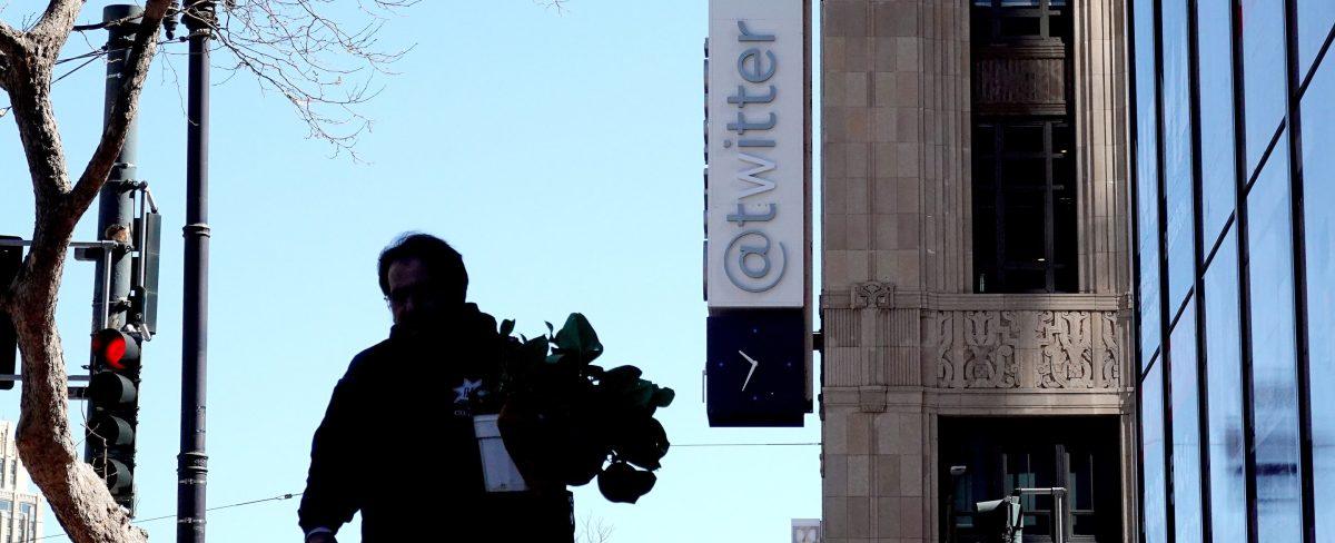 Elon Musk changes Twitter office sign to 'Titter'