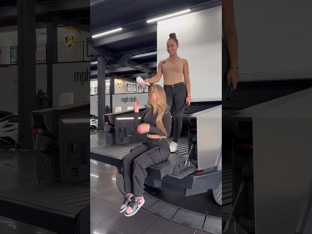 Tesla Cybertruck top features 😱 #mphclub