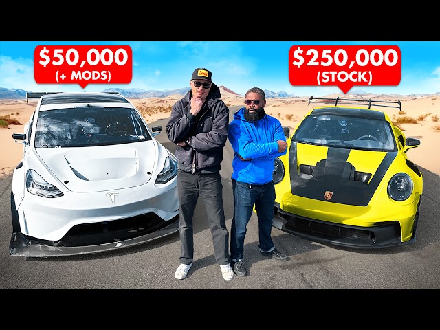 World’s Fastest Tesla vs GT3RS
