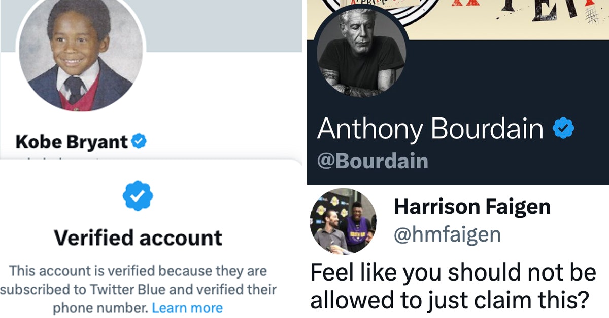 Elon Musk Is Slapping Blue Check Marks On The Twitter Accounts Of Dead Celebrities And People Aren't Happy