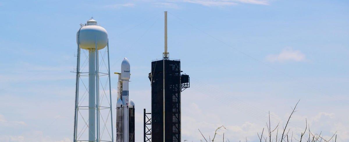 Watch Live as SpaceX Attempts First Fully Expendable Falcon Heavy Mission After Delay