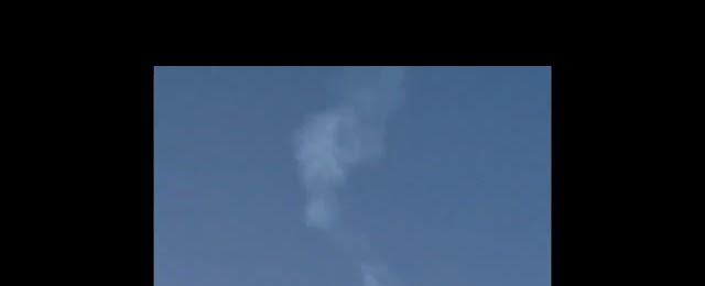 A Two Stage SpaceX Falcon 9 Rocket Launch In Port Saint Lucie