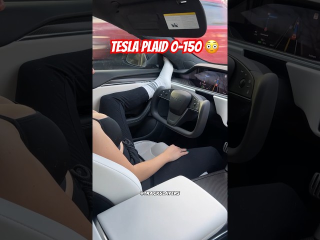 Tesla Plaid 0-150 😳