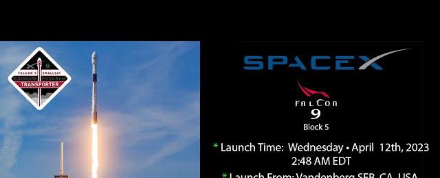 🚀 SpaceX Falcon 9  ~ Transporter 7 (Dedicated SSO Rideshare) 🚀