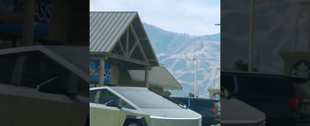 Tesla Cybertruck SPOTTED! *Driving Action*