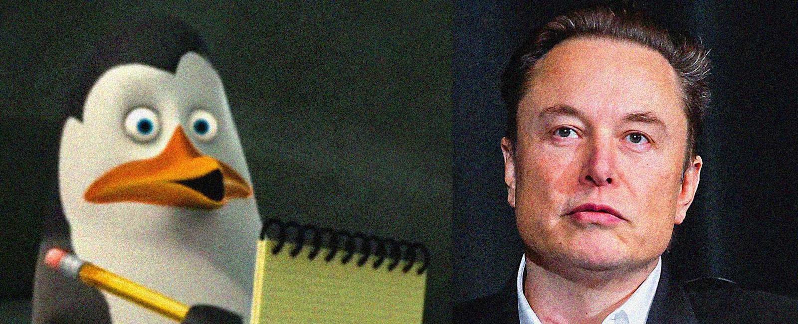 Elon Musk Announces New Twitter Feature That’ll Analyze Threads, Inspired By ‘That Penguin Movie’