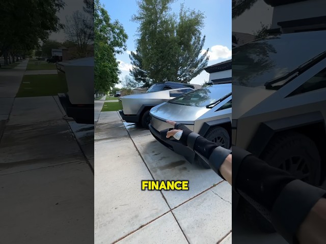 Why finance a tesla cybertruck? #cybertruck #ev #tesla #finance
