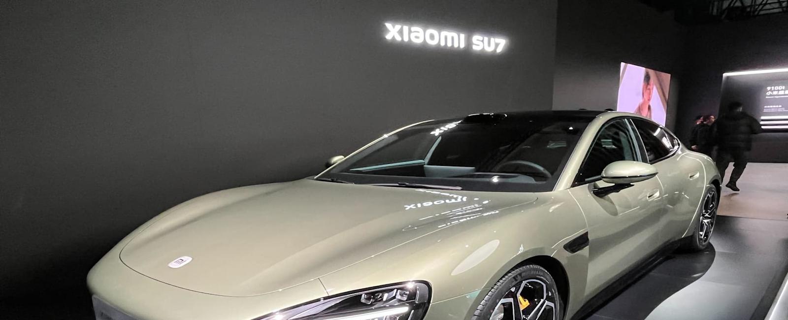 China's Xiaomi unveils first EV in bid to compete with Porsche, Tesla