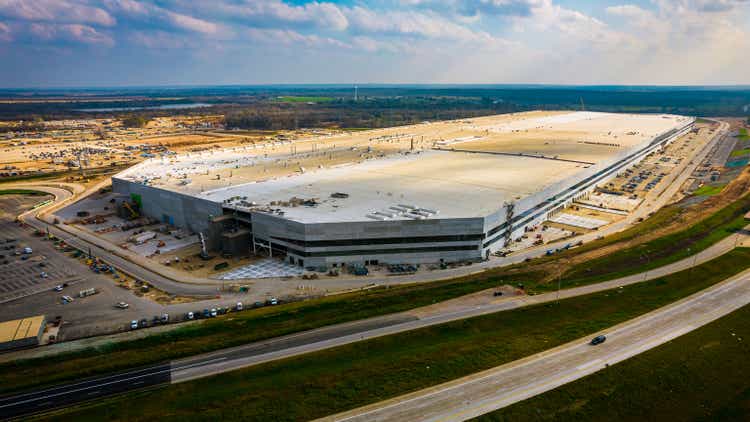 Tesla triples total workforce at Austin gigafactory (NASDAQ:TSLA)