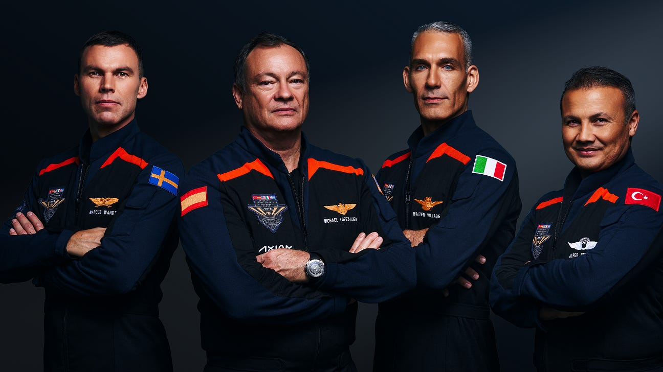 Watch live: Ax-3 astronauts in SpaceX Dragon capsule undock from ISS