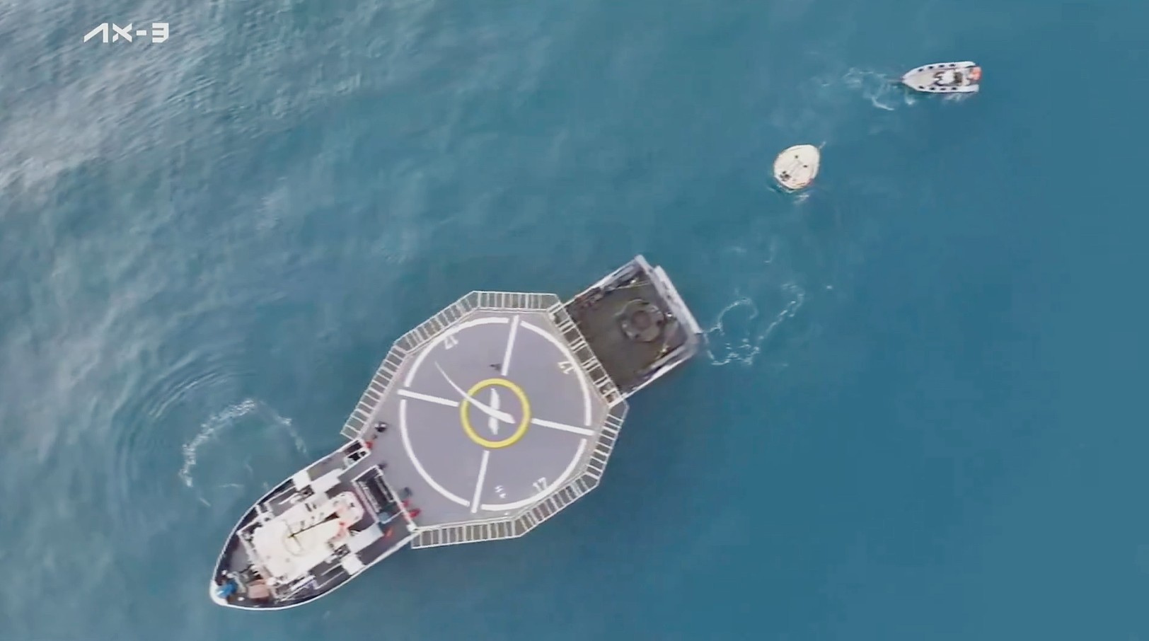 SpaceX Dragon capsule carrying Ax-3 astronauts safely splashes down