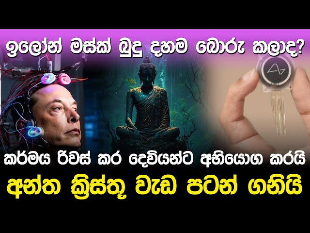 ඉලෝන් මස්ක් බුදු දහම බොරු කලාද? | Elon Musk Neuralink News |