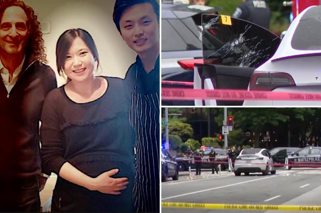 Pregnant Seattle mom Eina Kwon killed in Tesla in daylight shooting