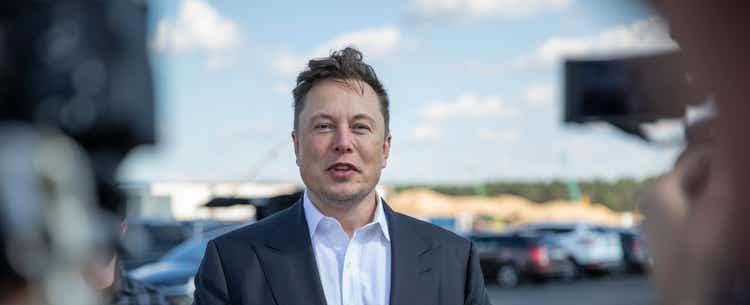 Elon Musk pays visit to Tesla gigafactory in Germany hit by arson attack